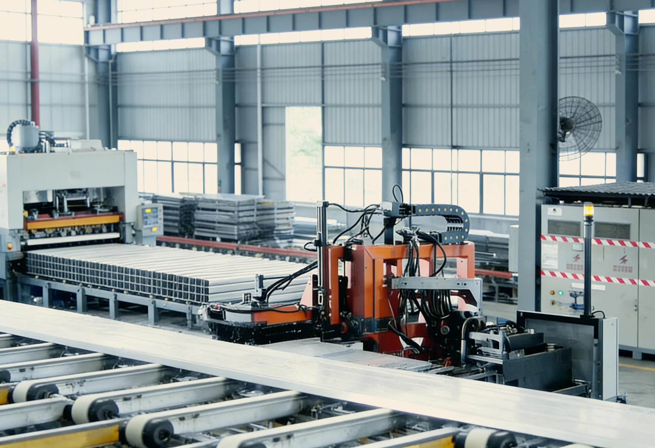 Aluminum alloy door production and manufacturing