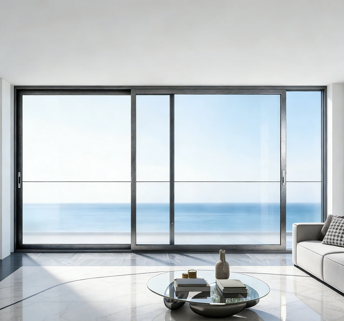 Heavy duty sliding door